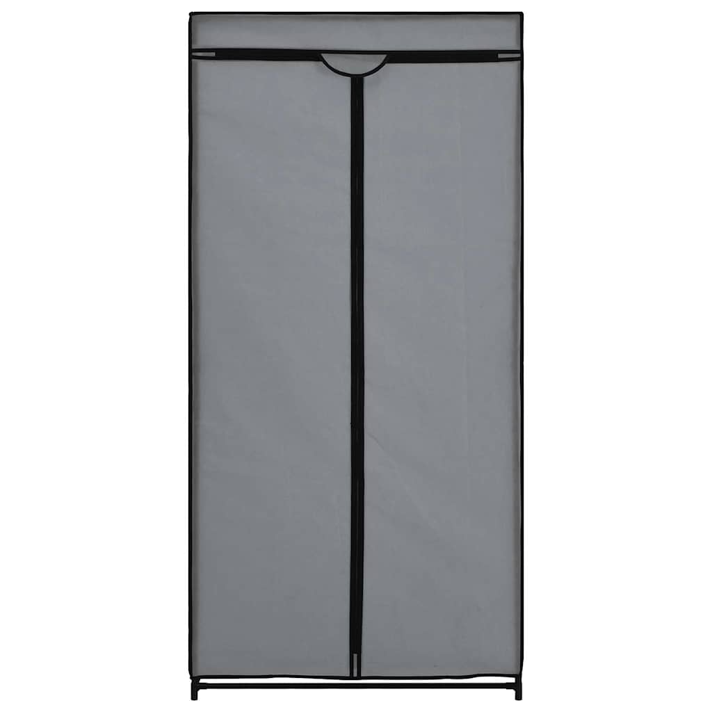 Kleiderschrank Schwarz 75×50×160 cm