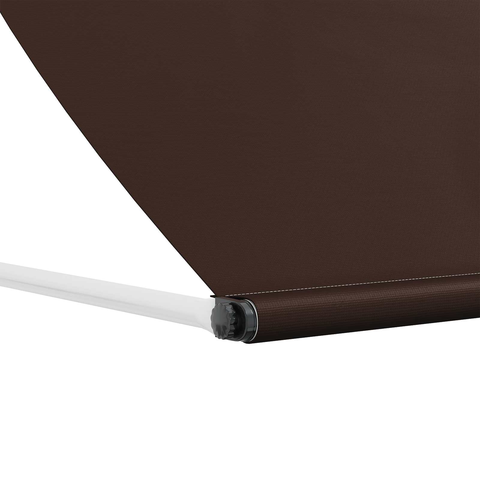 Einziehbare Markise 150×150 cm Blau und Weiß