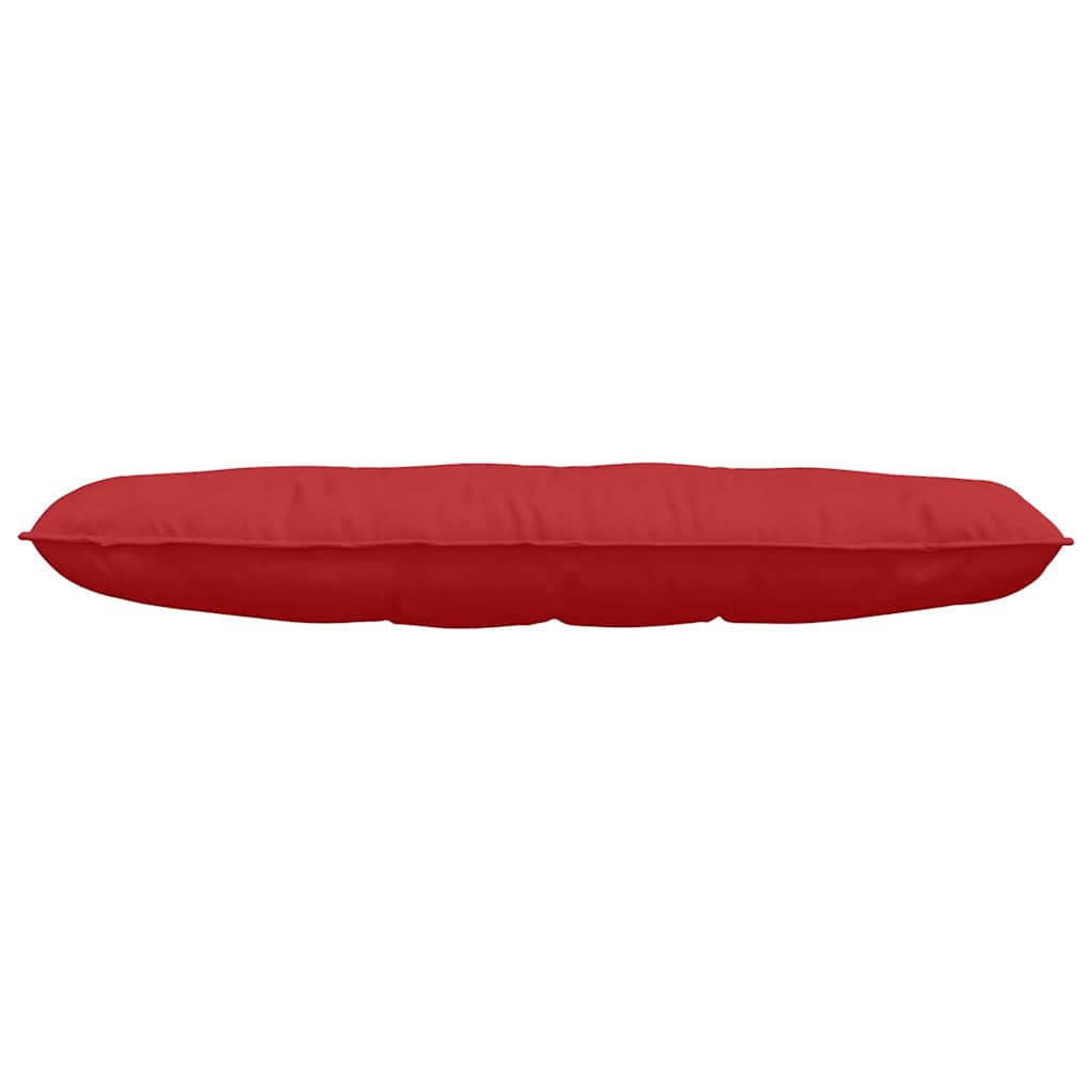 Rückenkissen Hellgrau 50 x 19 x 45 cm Stoff