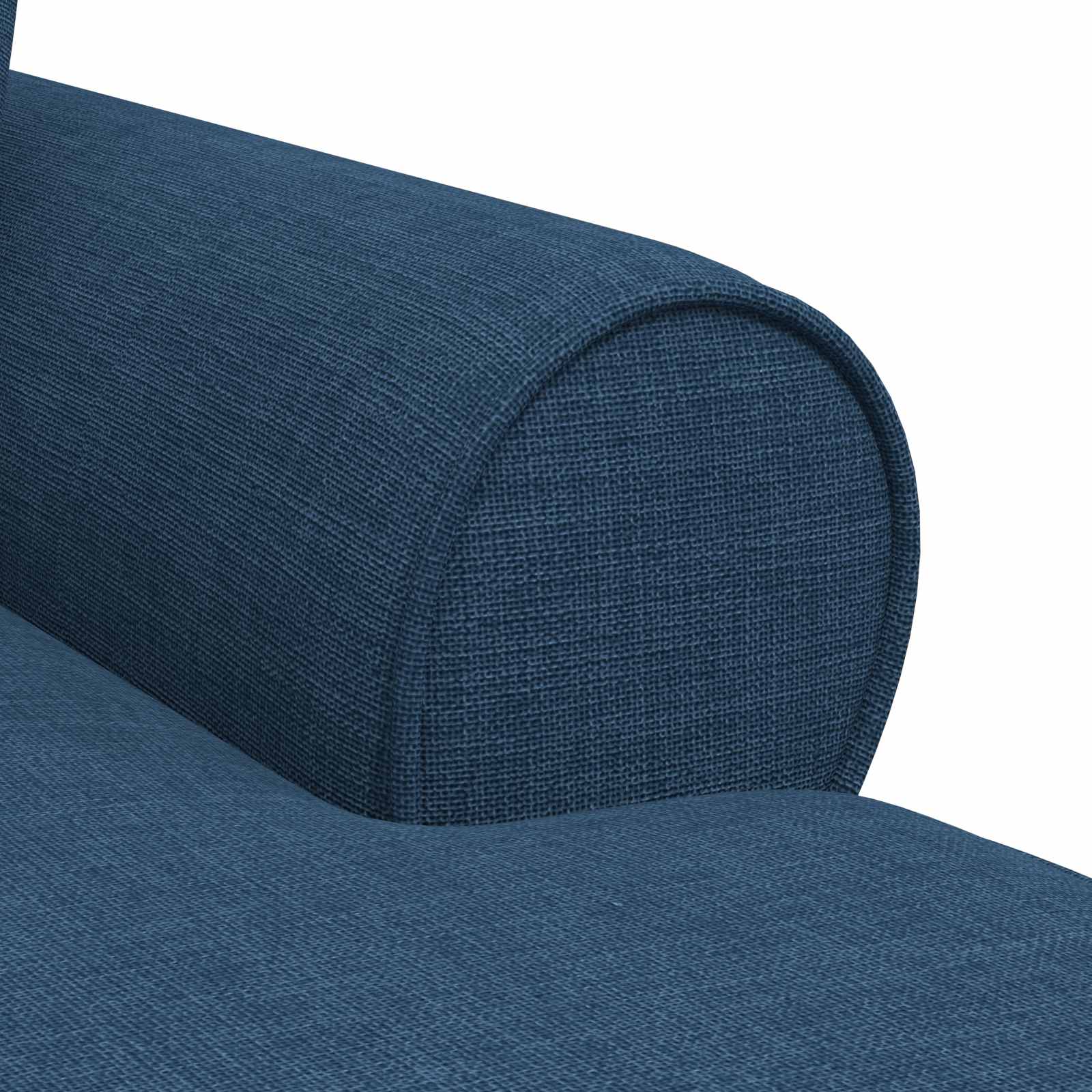 Chaise Lounge mit Rock mit Kissen 3 pcs Hellgrau Stoff