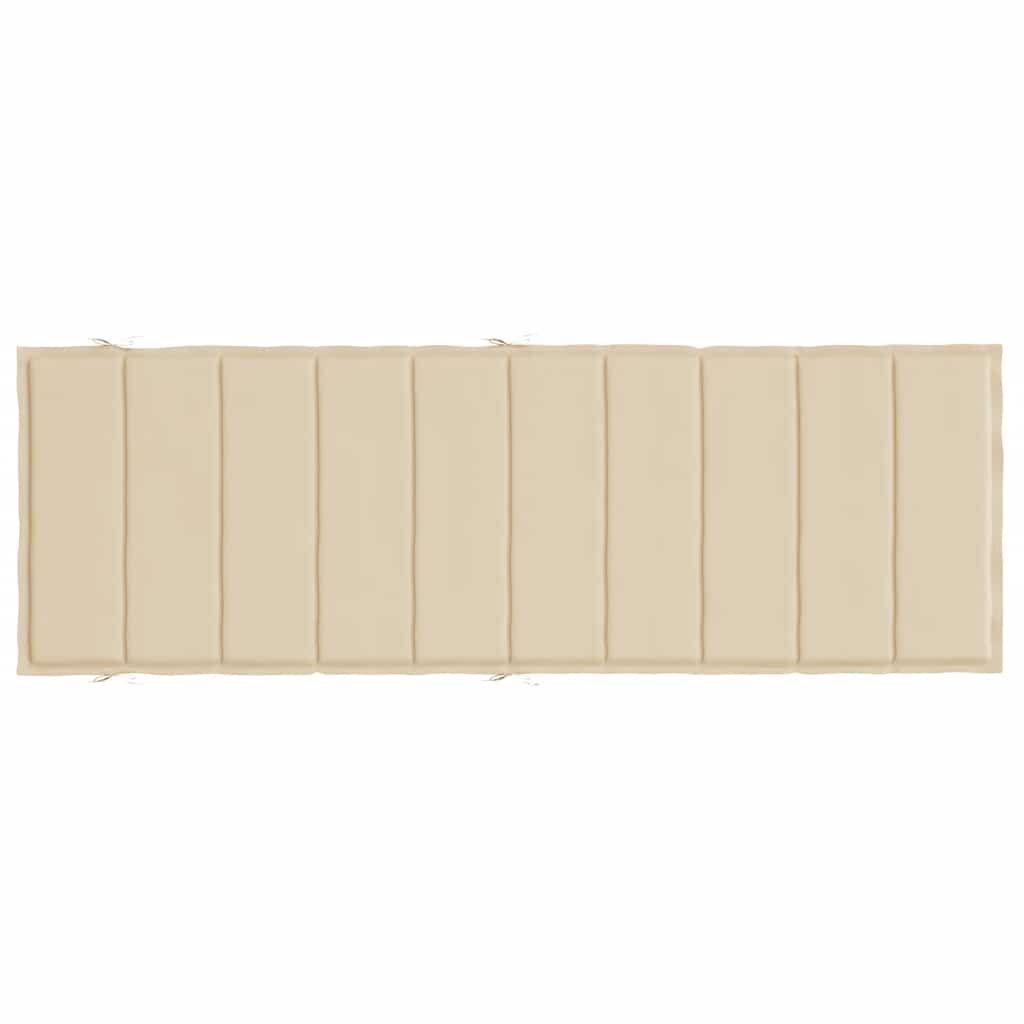 Sonnenliegen-Auflage Grau 186x58x4 cm Oxford-Gewebe