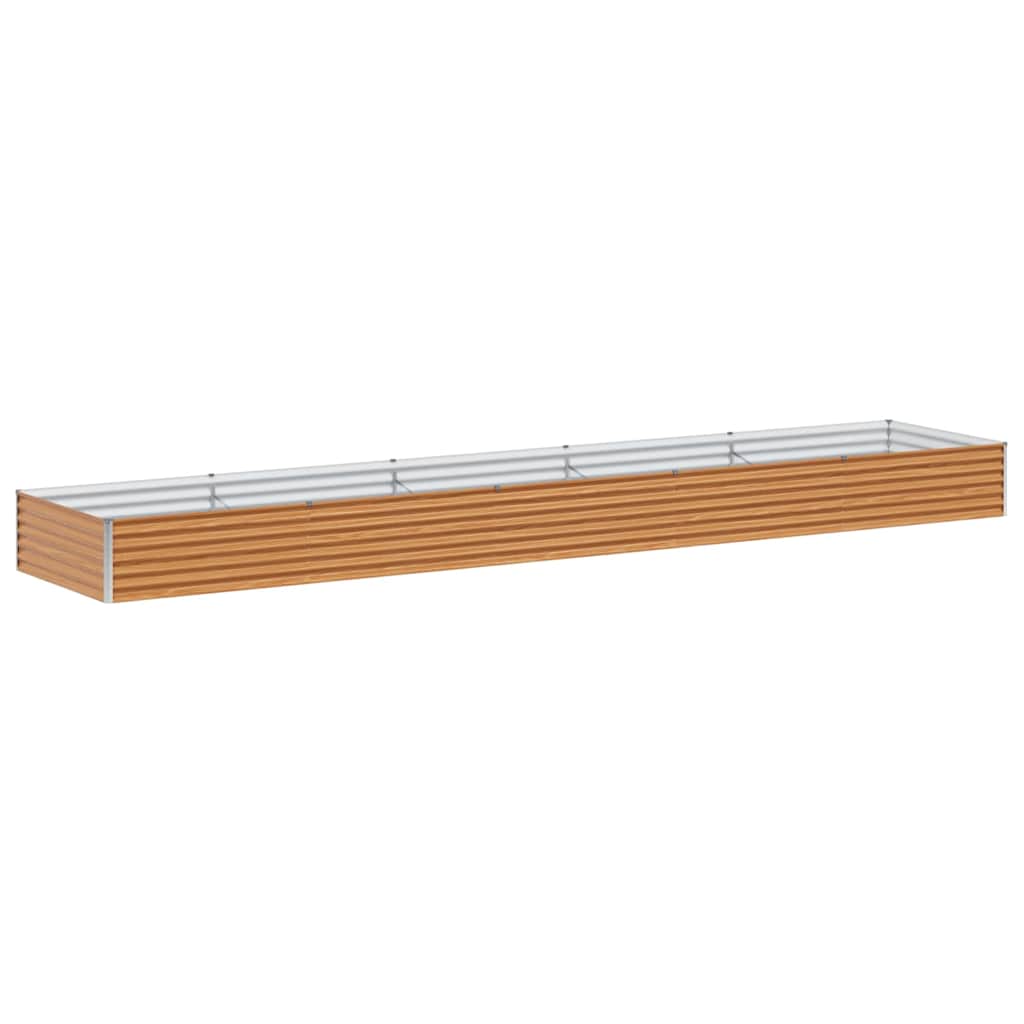 Garten-Hochbeet 100 x 50 x 36 cm Cortenstahl