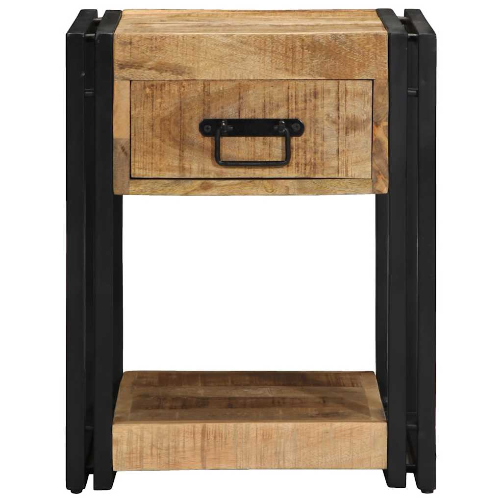 Nachttisch 40 x 35 x 50 cm Massives upgecyceltes Holz