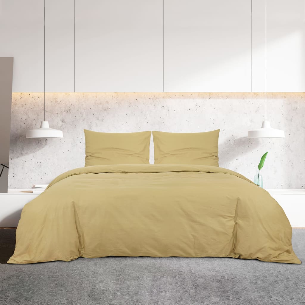 Bettwäsche-Set Anthrazit 140x200 cm Leichte Mikrofaser