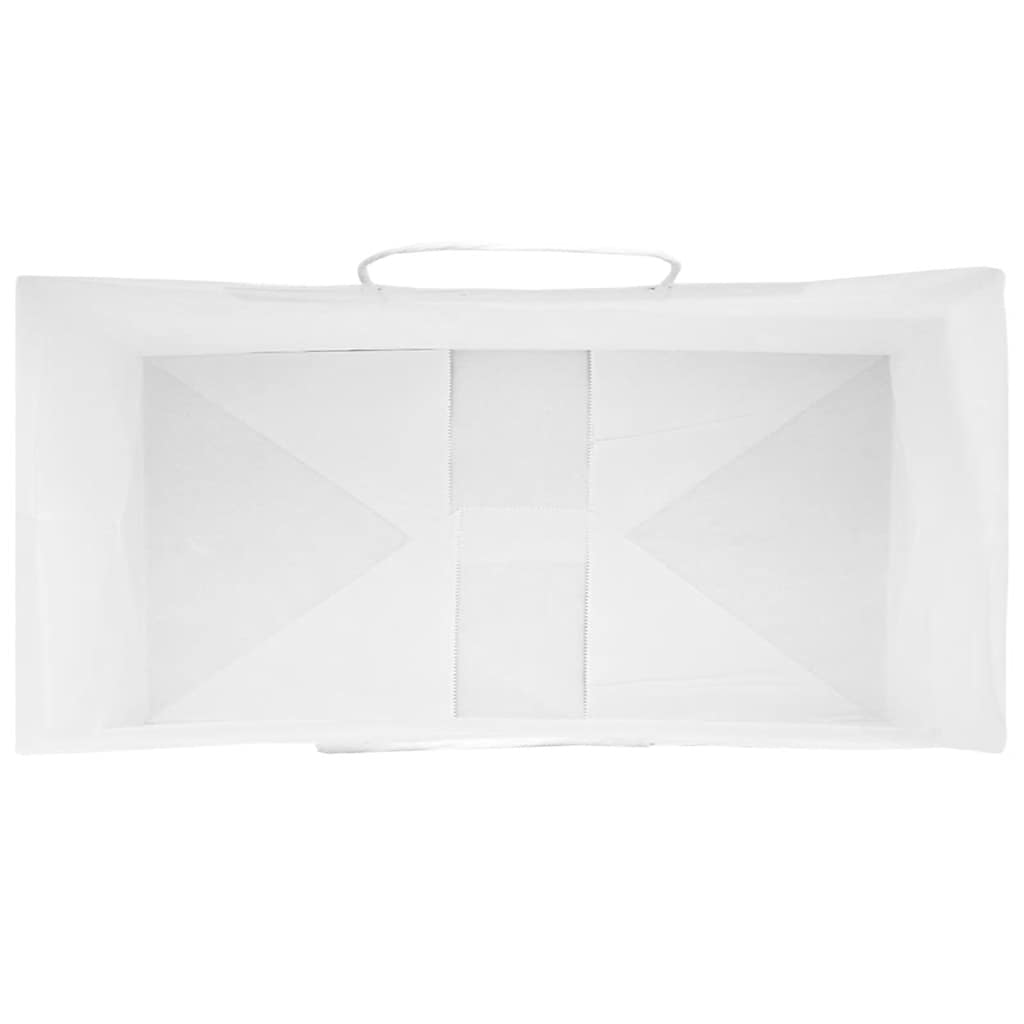 Papiertragetaschen 50 Stk. mit Henkeln Braun 21x11x36 cm