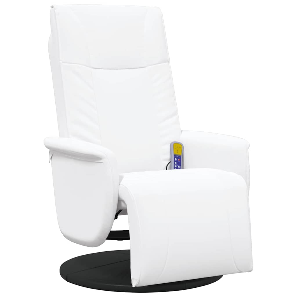 Schwenkbarer Massagesessel Schwarz 71 x 90 x 105 cm Kunstleder