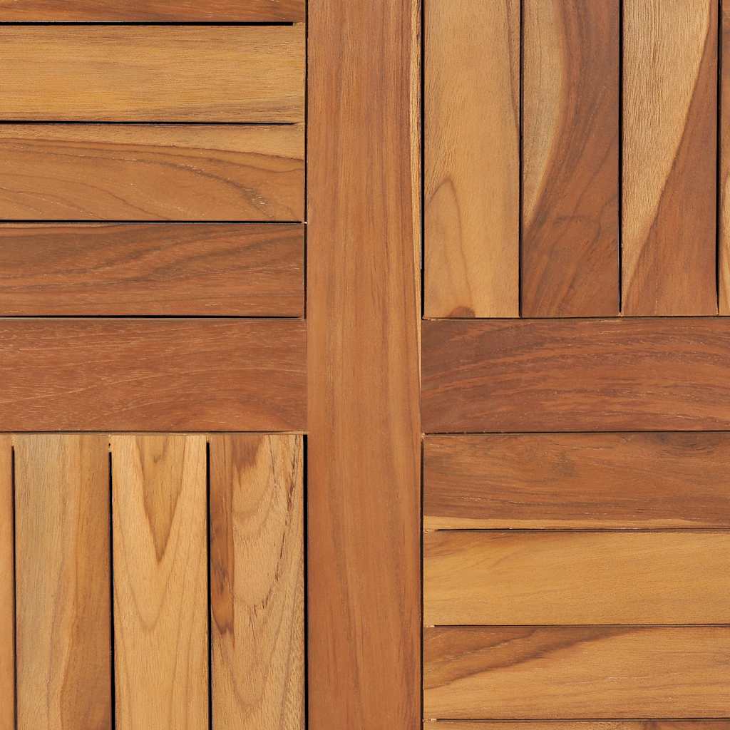 Tischplatte Massivholz Teak Rund 2,5 cm 40 cm