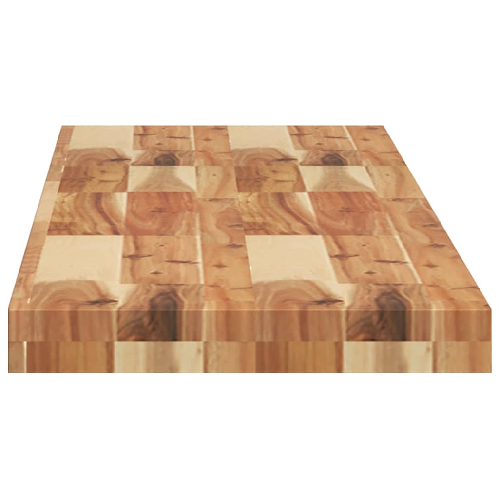 Tischplatte 40x20x2 cm Rechteckig Massivholz Akazie