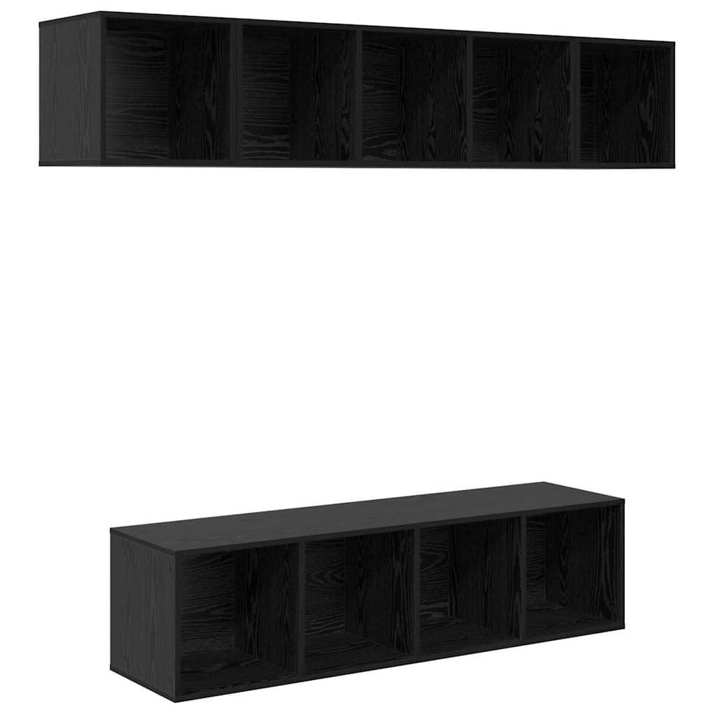 4-tlg. TV-Schrank-Set Weiß Holzwerkstoff