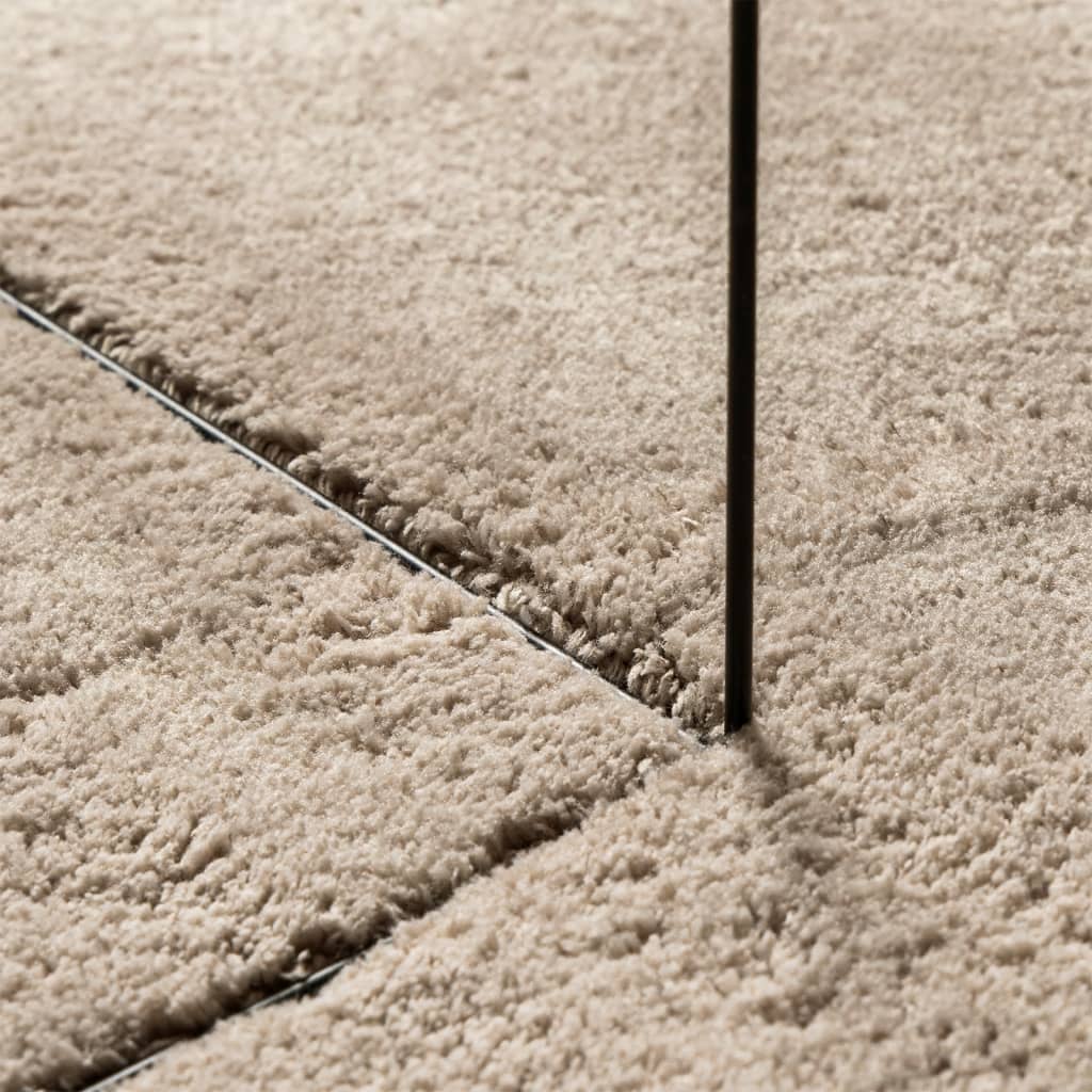 Teppich HUARTE Kurzflor Weich und Waschbar Anthrazit 60x110 cm