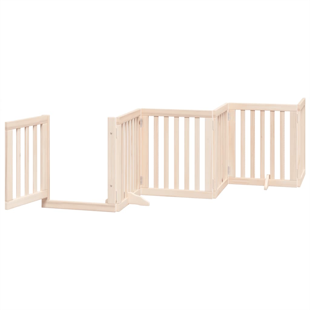 Hundegitter Faltbar 3 Paneele 150 cm Pappelholz