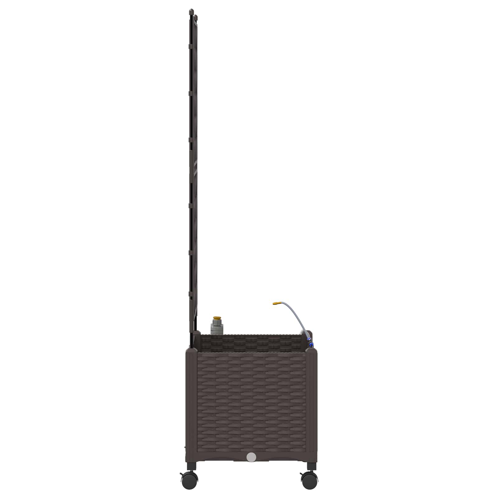 Garten-Pflanzgefäß 4 Stk. Braun 160 x 40 x 22 cm PP