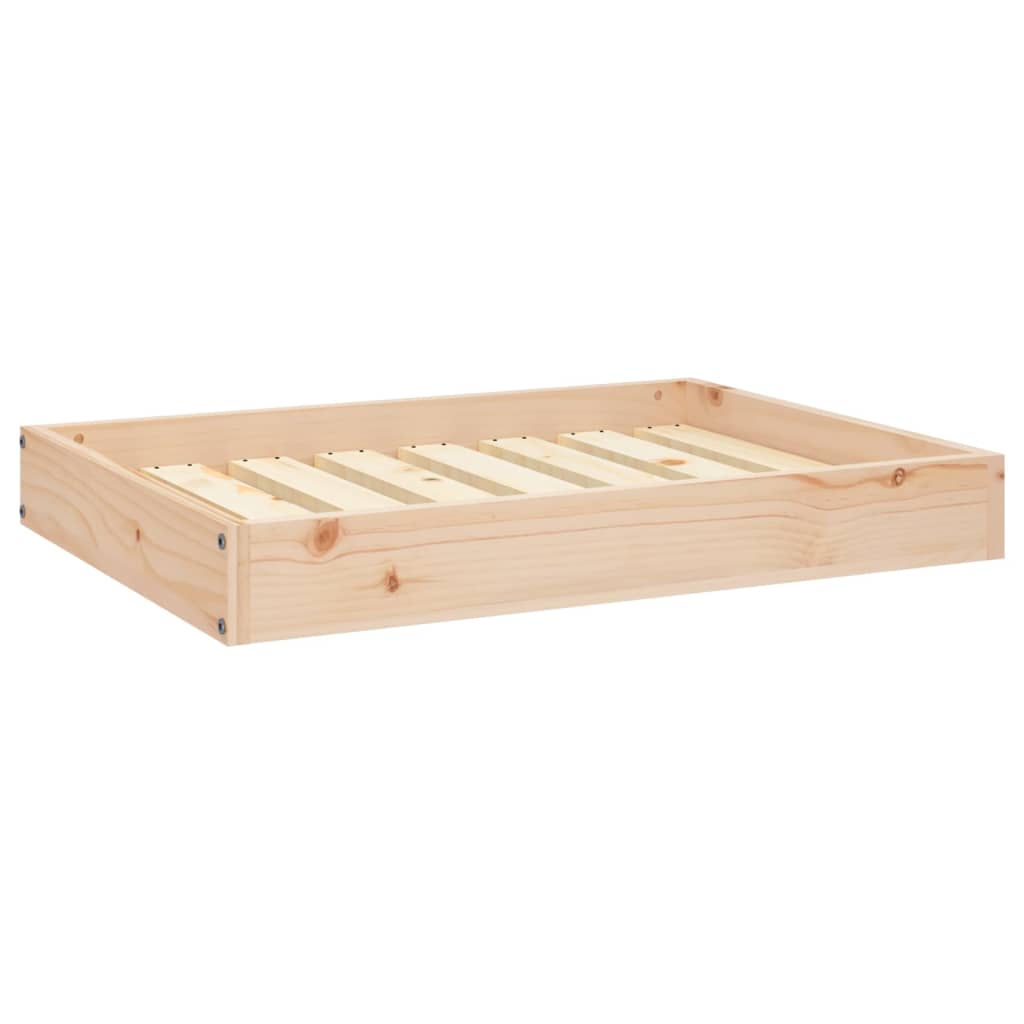 Hundebett 51,5x44x9 cm Massivholz Kiefer