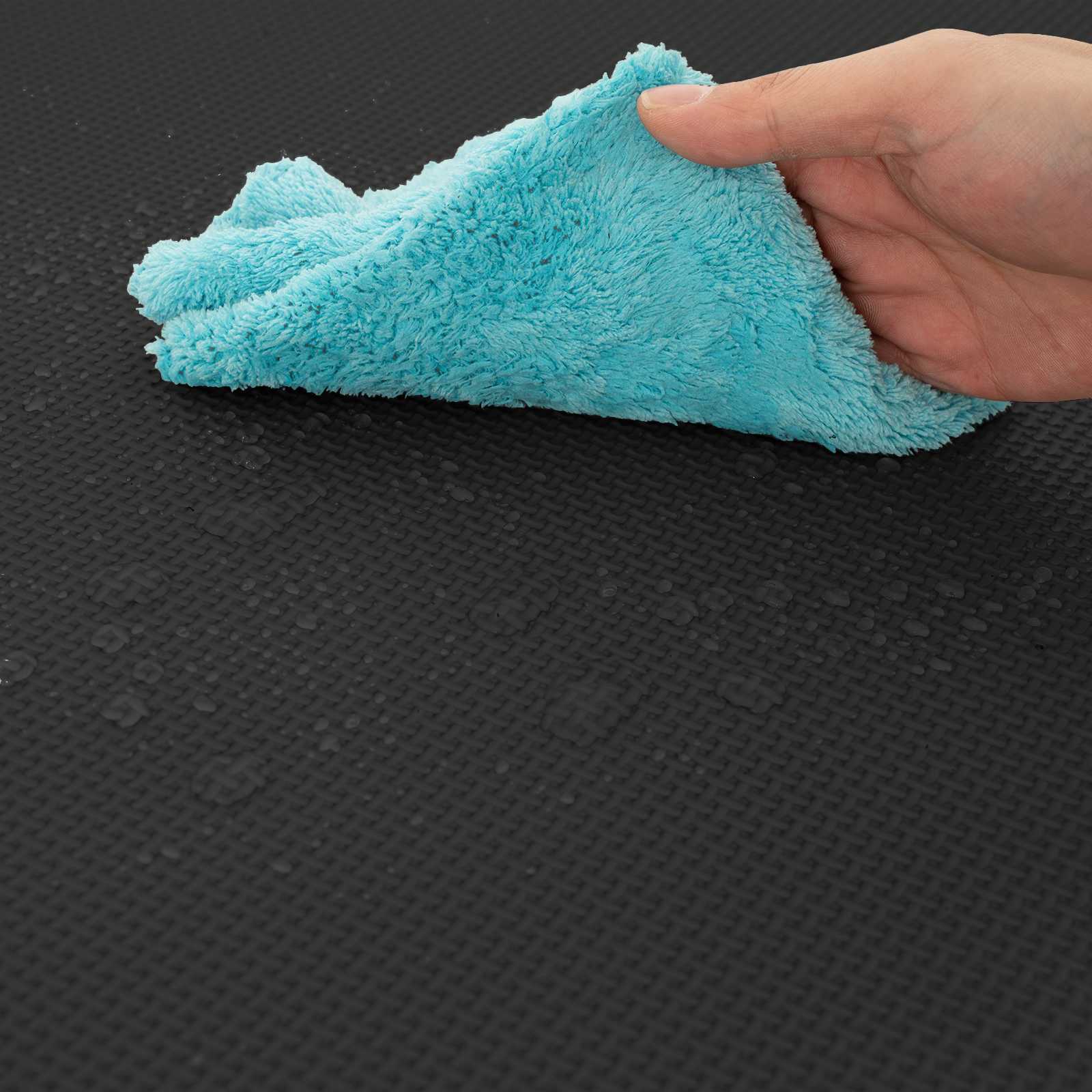 Pool Bodenteppich 6 pcs Schwarz 2,16 ㎡ EVA-Schaum