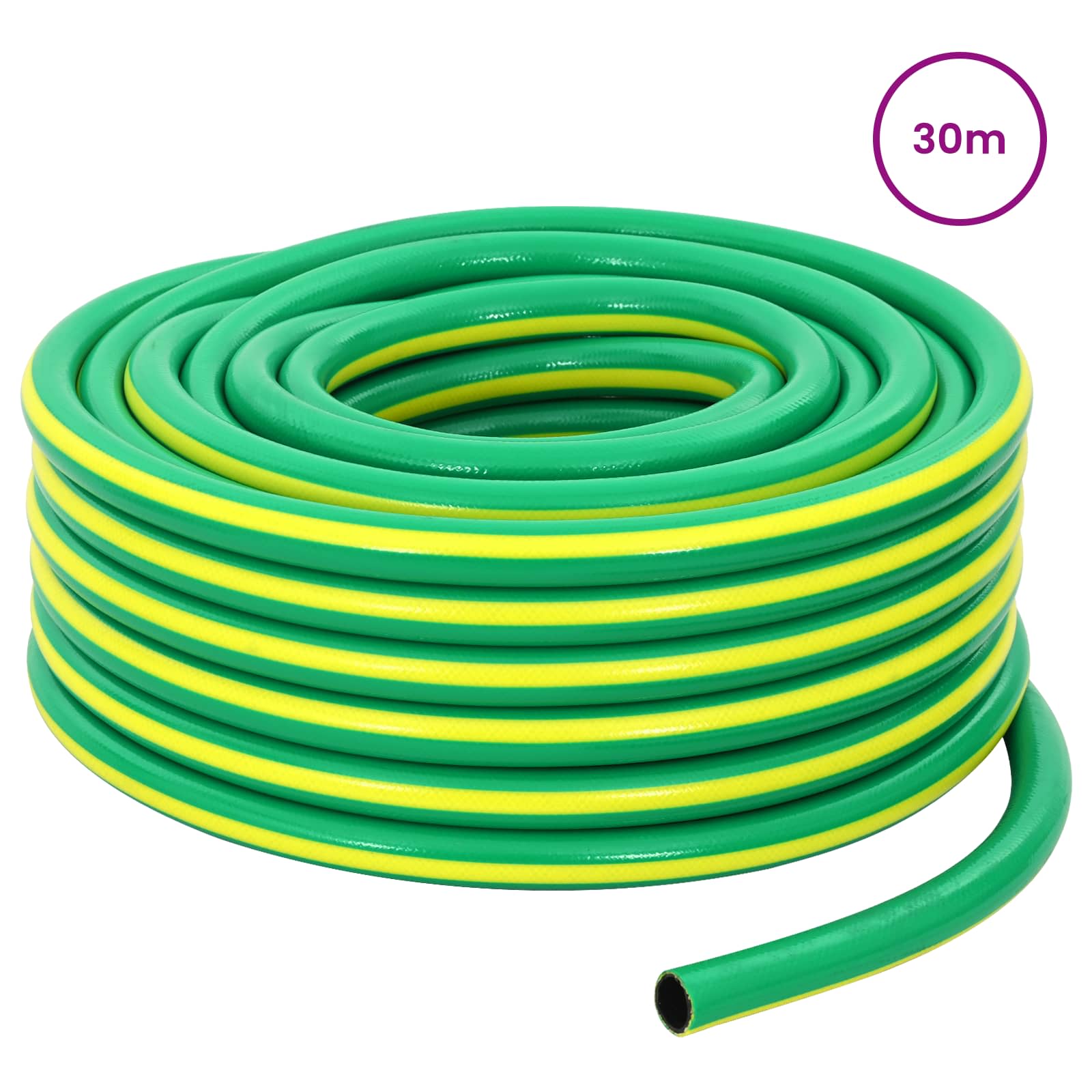 Gartenschlauch 5-lagig Grün und Gelb 1 / 2'' 10 m PVC