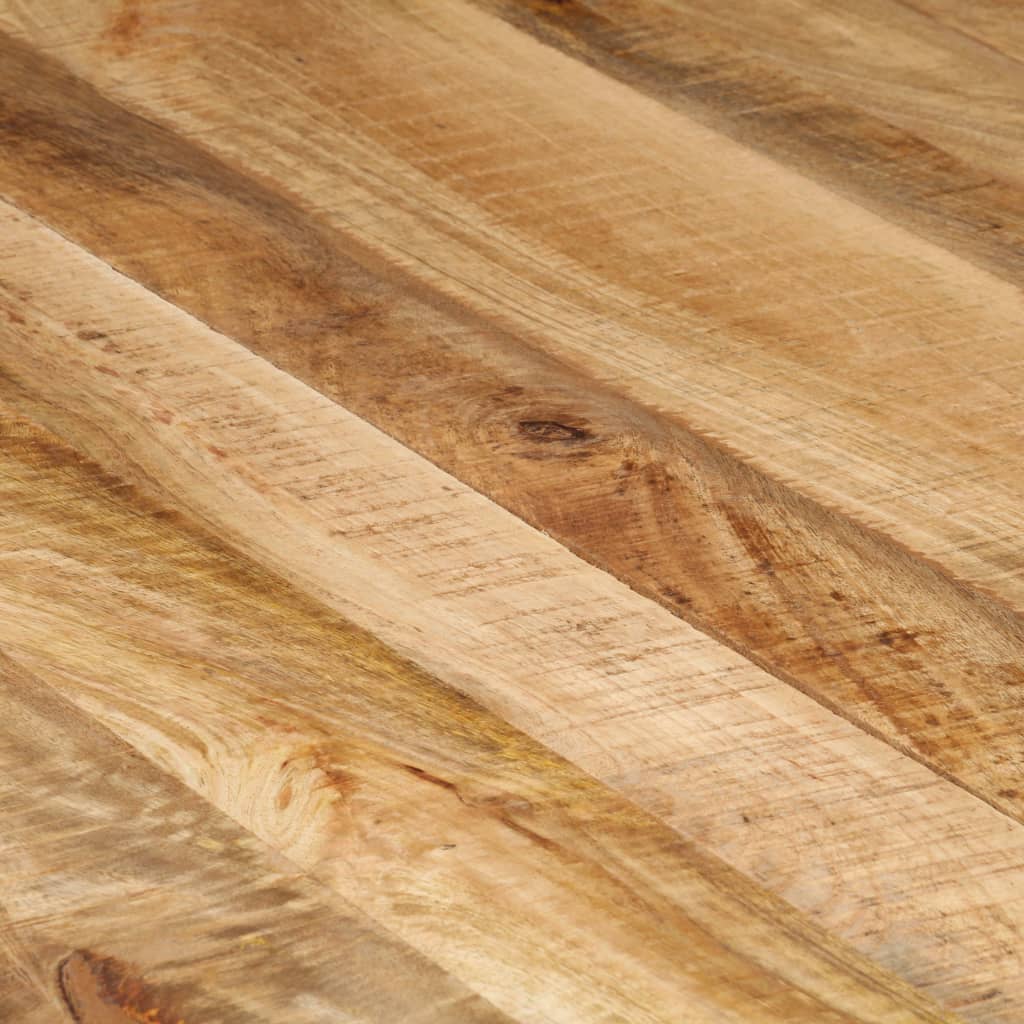 Couchtisch 140x140x40 cm Raues Mangoholz