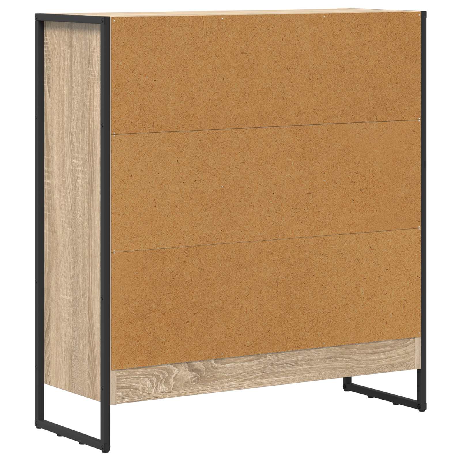 Bücherregal 2 pcs Schwarz Eichen-Optik 60 x 30 x 189,5 cm