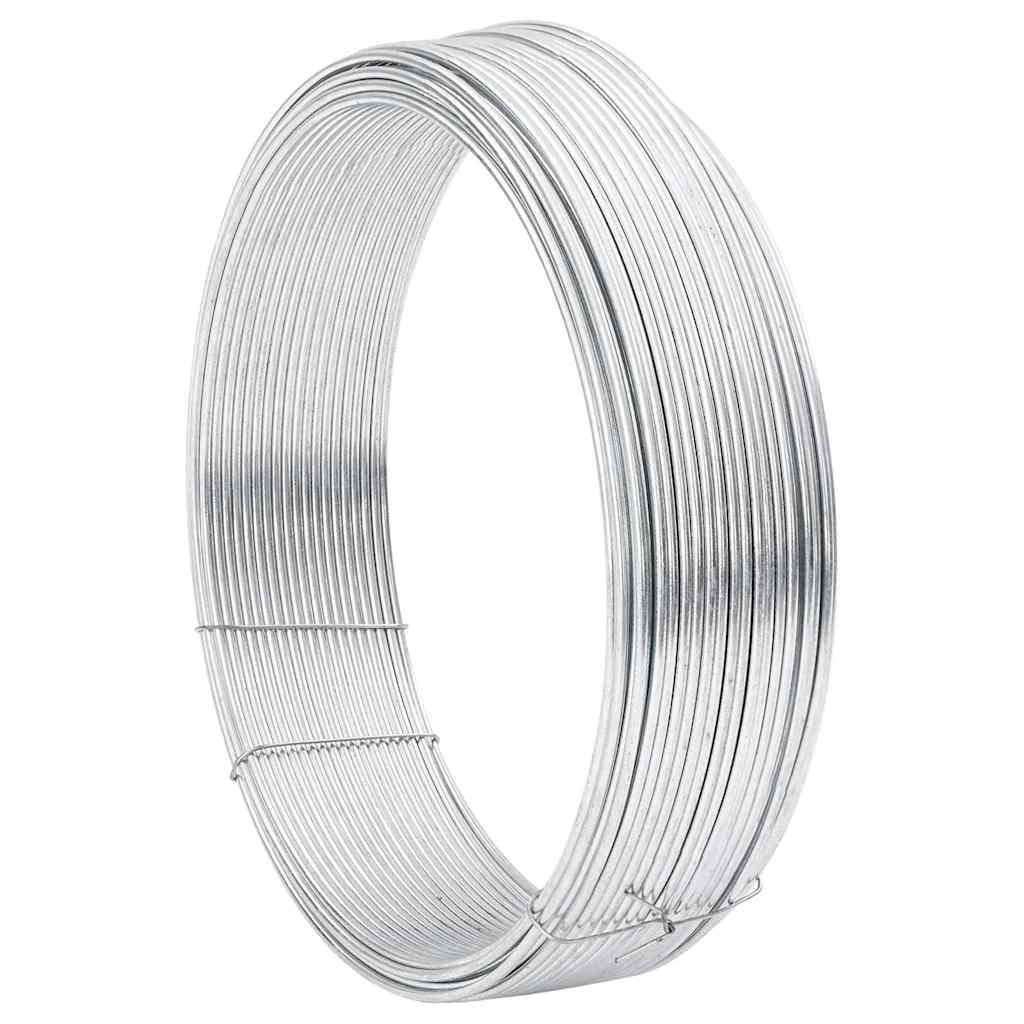 Zaun-Bindedraht 250 m 0,9/1,4 mm Stahl Schwarzgrün