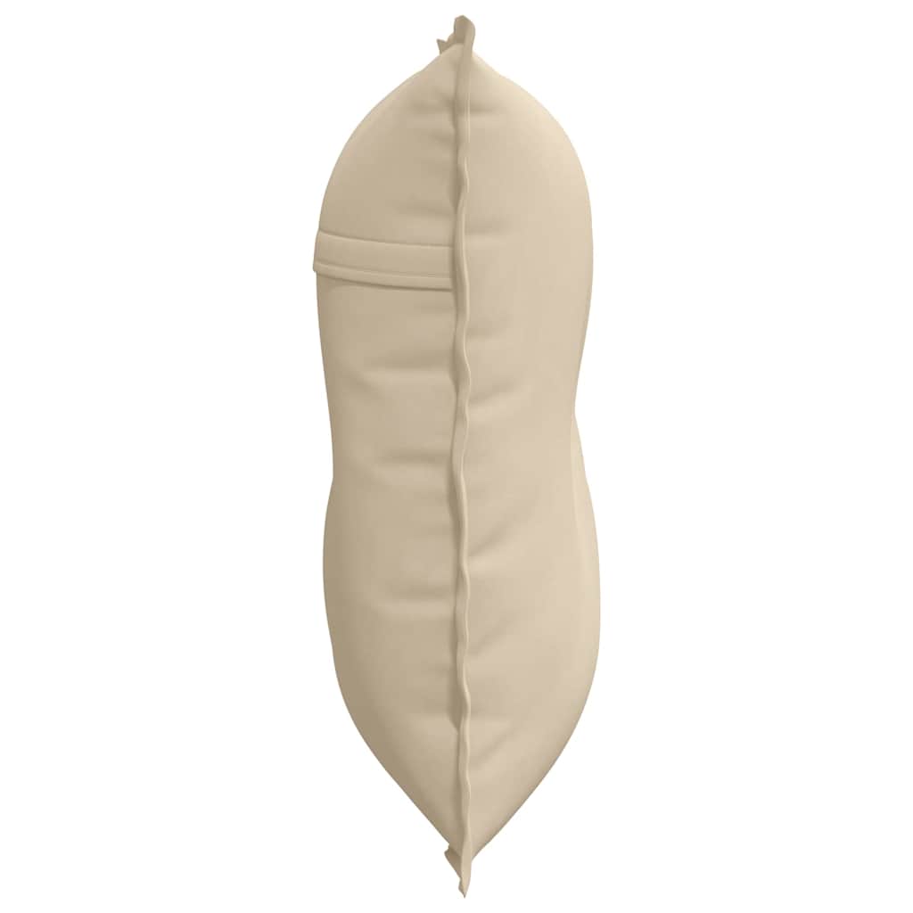 Rückenkissen Taupe 50 x 45 cm Mikrofaserstoff