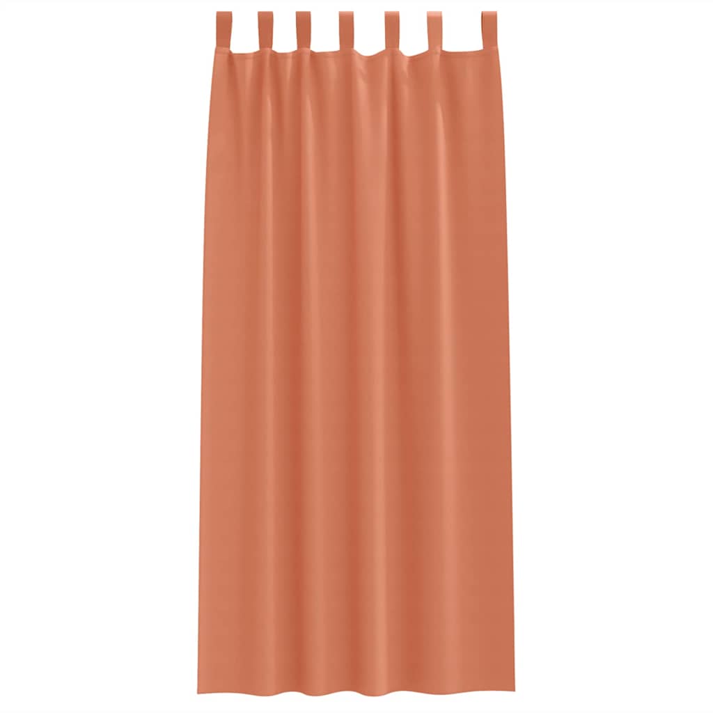 Verdunkelungs-Vorhänge mit Ringen 2 pcs Beige 140 x 140 cm
