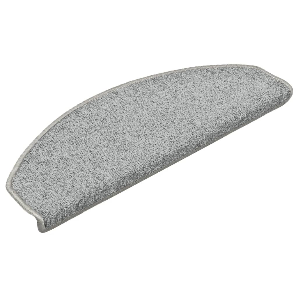 Stufenmatten 15 Stk. 56x17x3 cm Anthrazit Halbrund