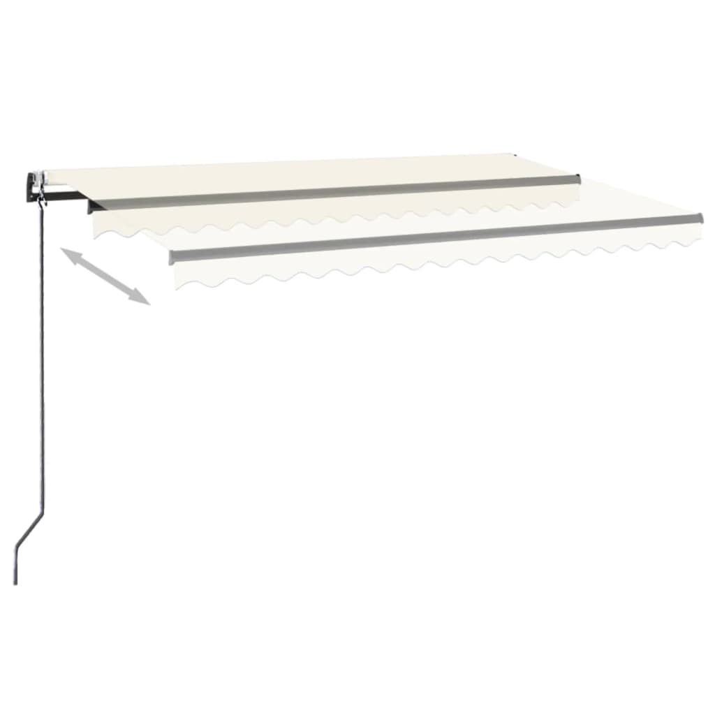Markise Automatisch Einziehbar 350x250 cm Creme