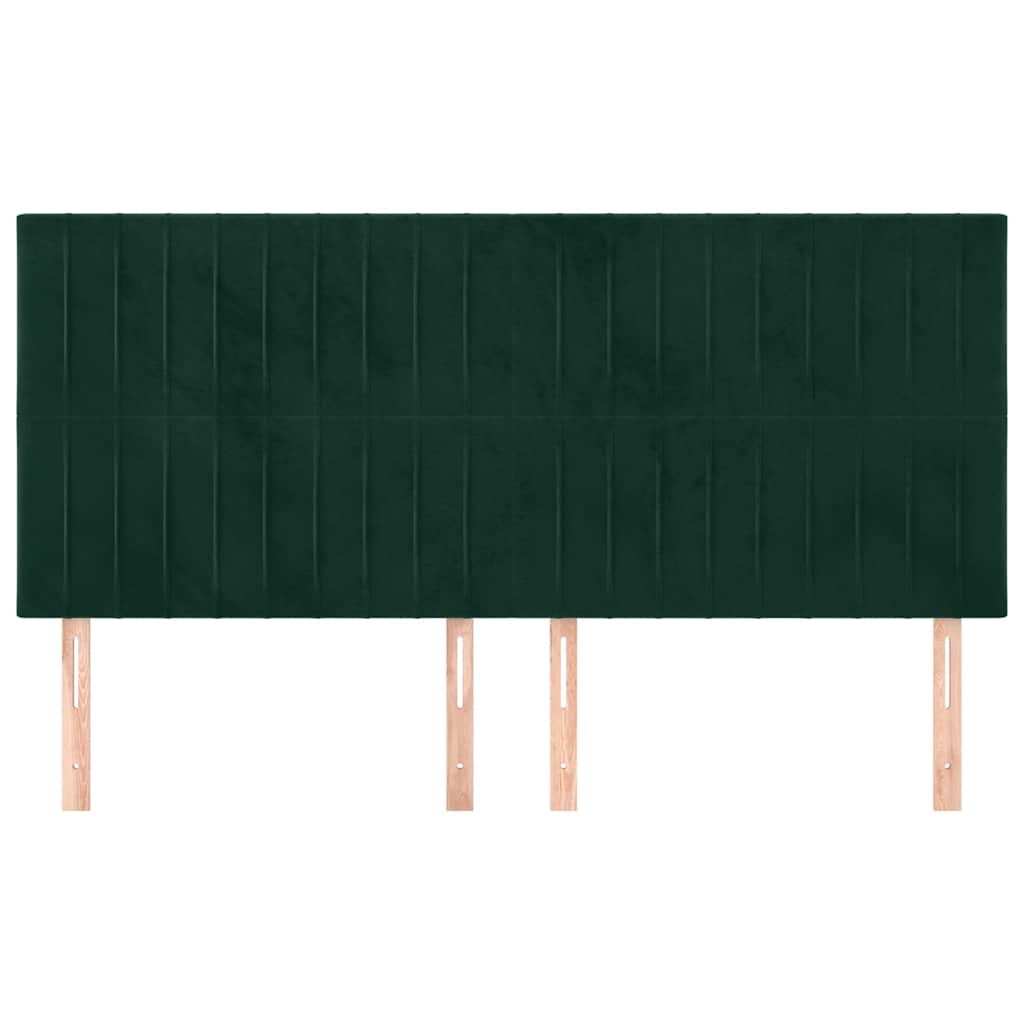 Kopfteil Hellgrau 80x5x118/128 cm Samt