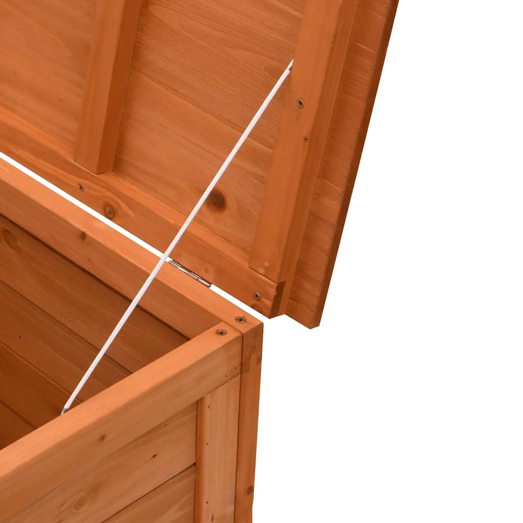 Gartentruhe 50x49x56,5 cm Massivholz Tanne