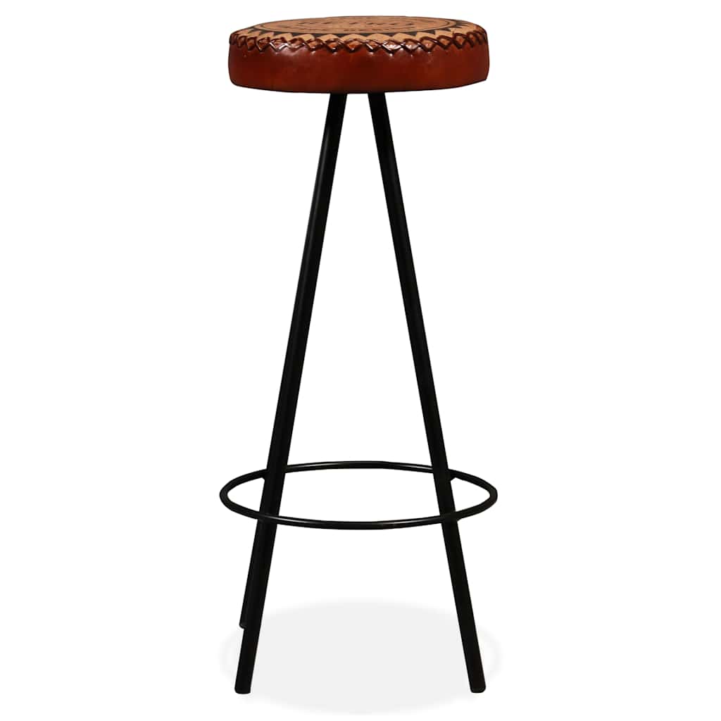 Bar-Set 3-tlg. Akazie Massivholz, Echtleder und Canvas
