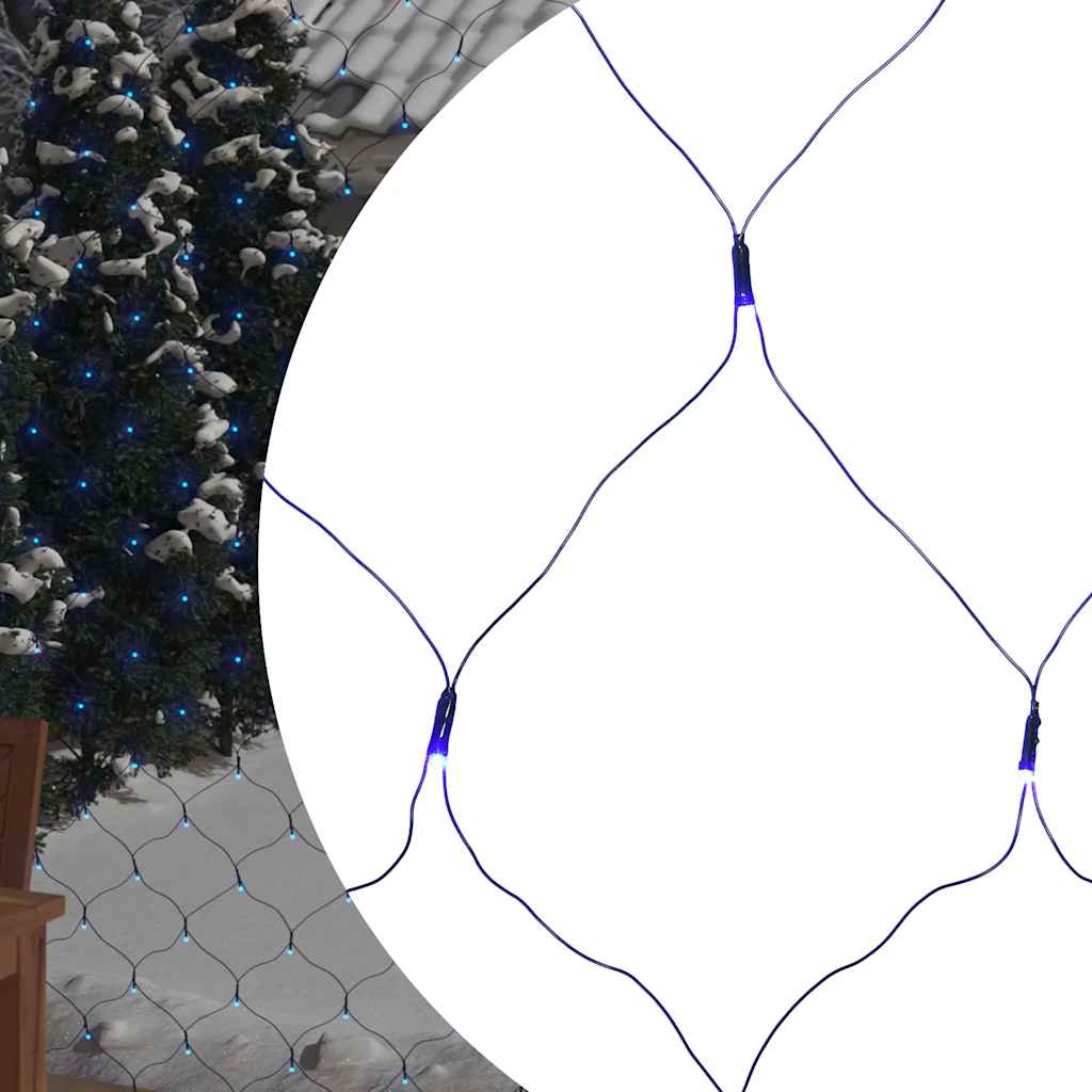 LED-Lichternetz Warmweiß 3x2 m 204 LEDs Indoor Outdoor
