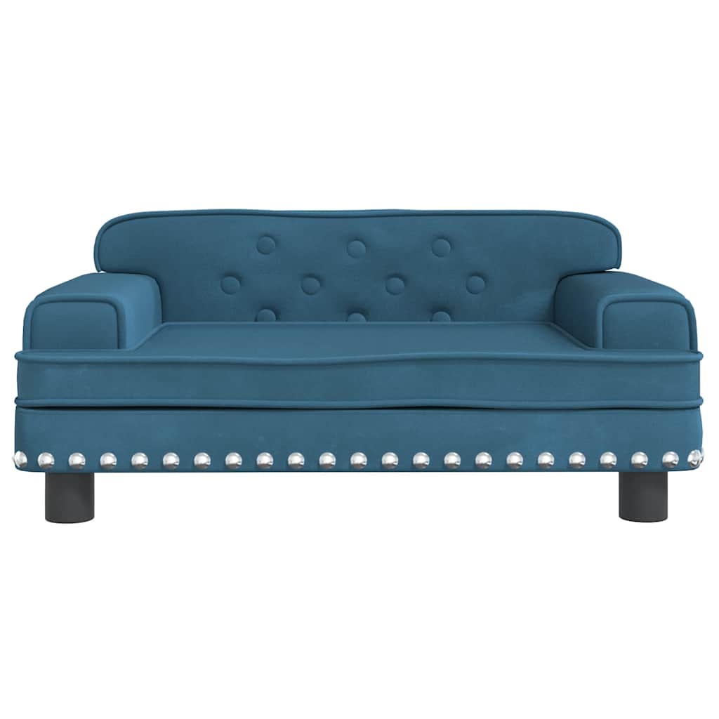 Hundebett Rosa 90x53x30 cm Samt