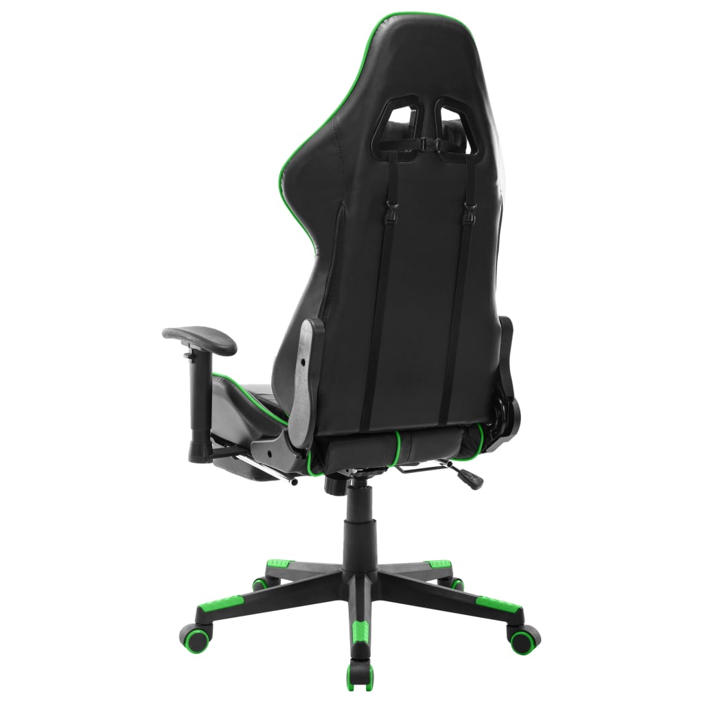 Gaming-Stuhl Schwarz und Blau Kunstleder