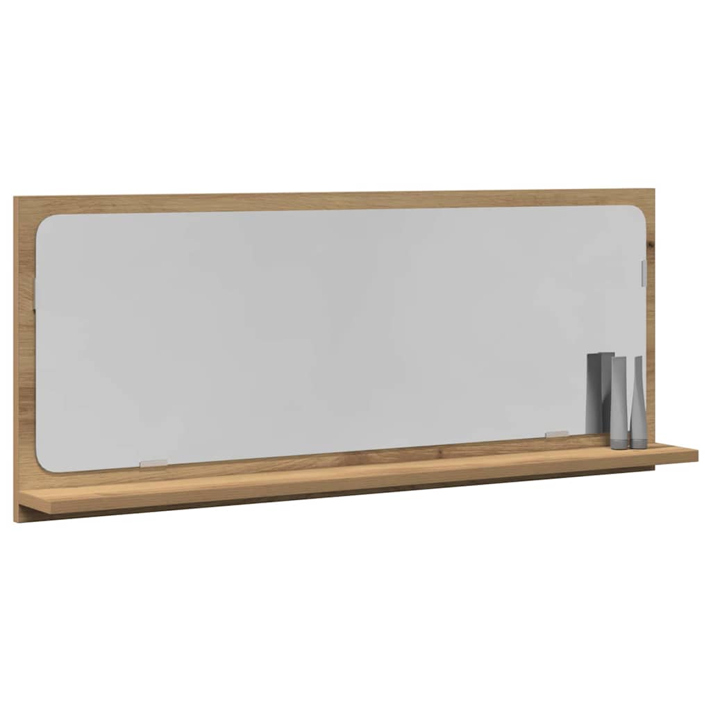 Badspiegel Weiß 40x10,5x37 cm Holzwerkstoff