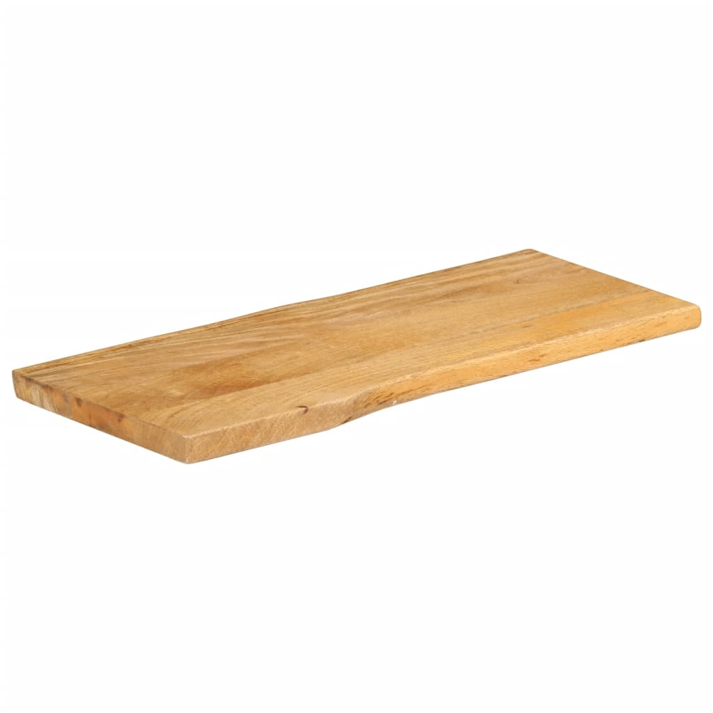 Tischplatte 40x40x2,5 cm Rechteckig Massivholz Akazie Baumkante