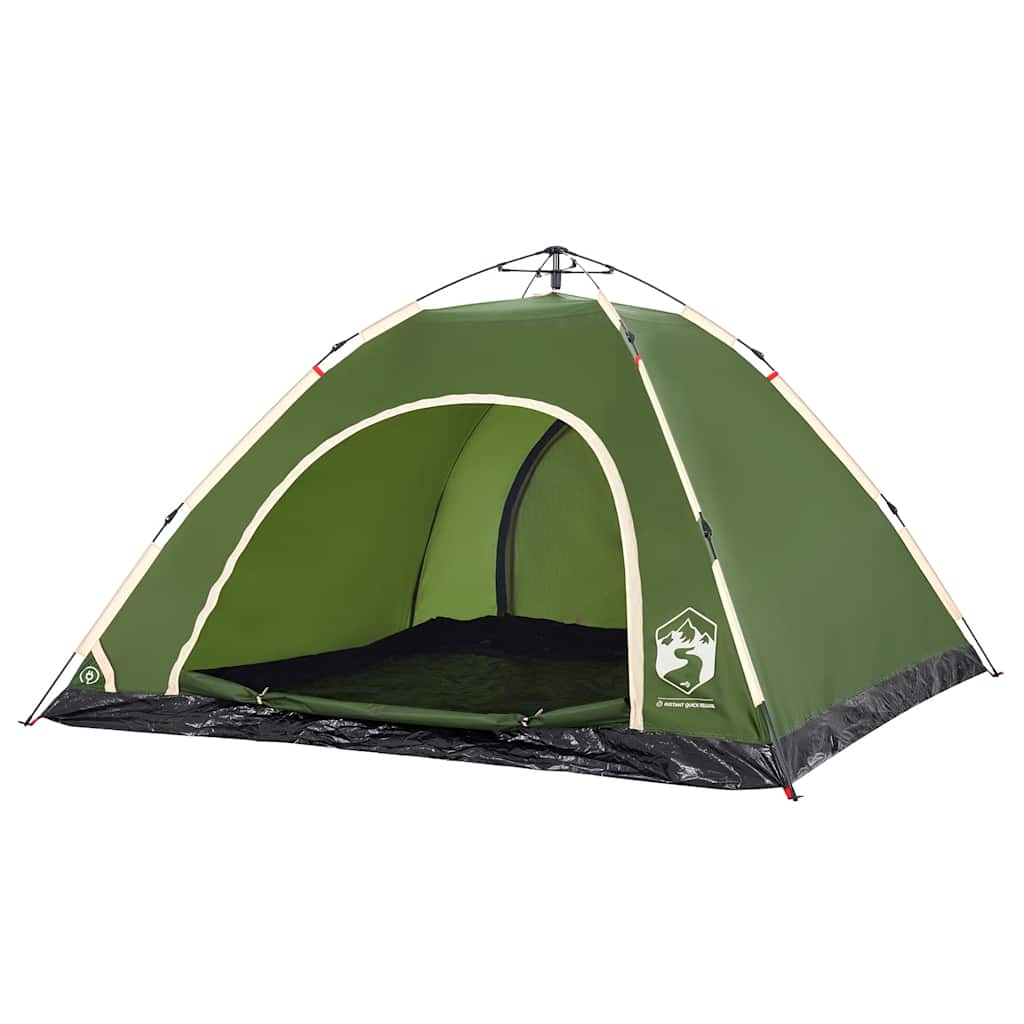 Campingzelt 2 Personen Grün Quick Release