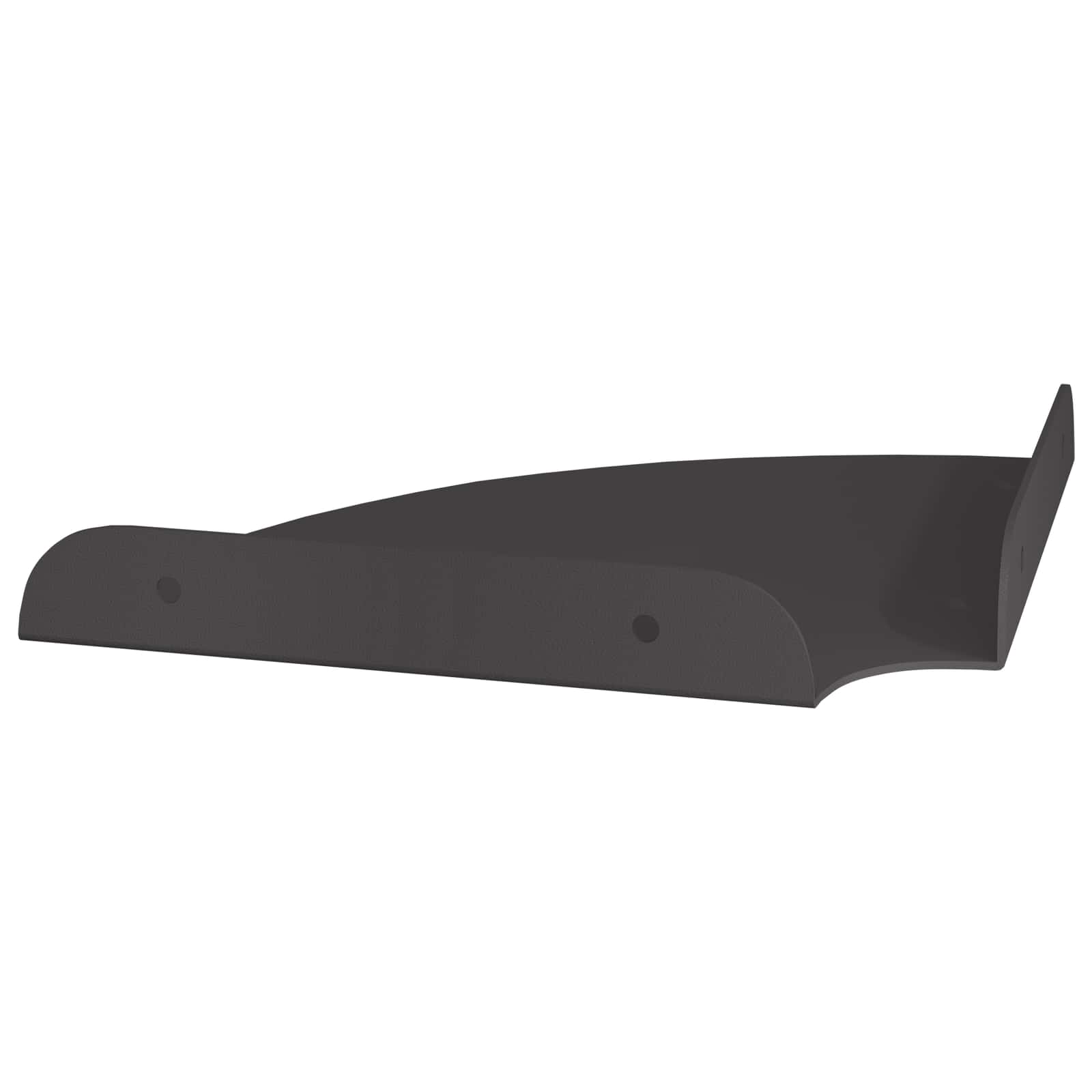 Schwebendes Regal mit Regal 2 pcs Schwarz 15 x 15 x 2 cm