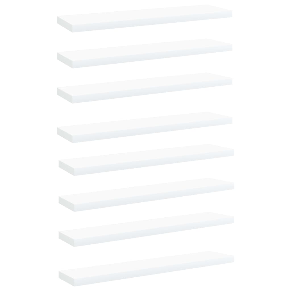 Bücherregal-Bretter 4 Stk. Weiß 40x10x1,5 cm Holzwerkstoff
