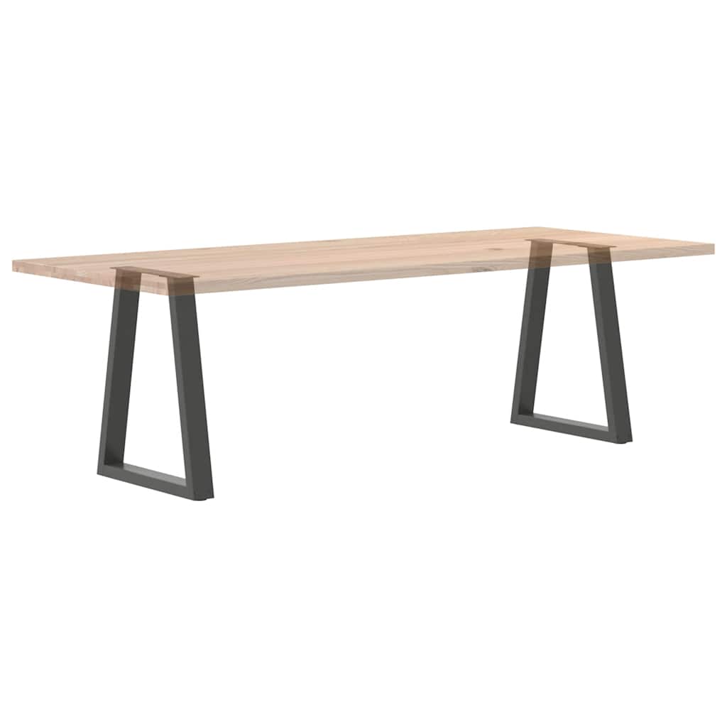Couchtischbeine V-Form 2 Stück Schwarz 30x(30-31,3) cm Stahl