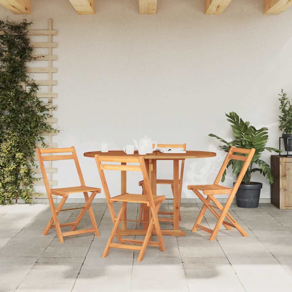 Garten-Klapptisch Butterfly 150x90x75 cm Massivholz Teak