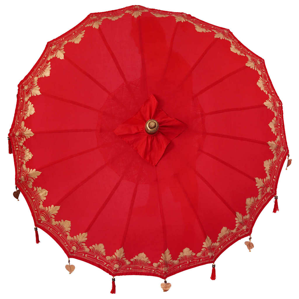 Balinesischer Sonnenschirm Creme 185 x 185 x 260 cm