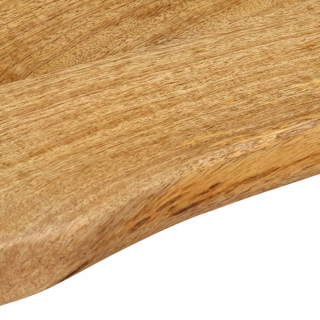 Tischplatte 40x40x2,5 cm Rechteckig Massivholz Akazie Baumkante