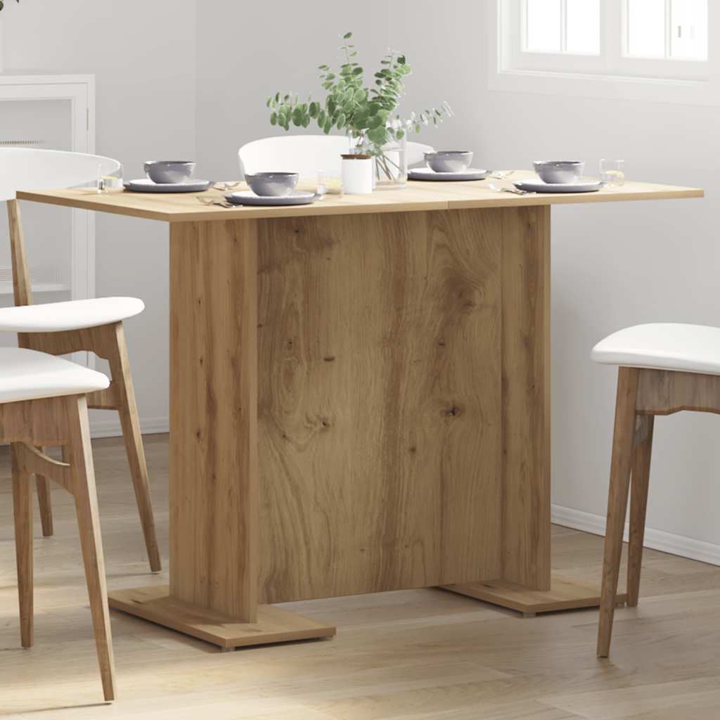 Esstisch Weiß 110x60x75 cm Holzwerkstoff