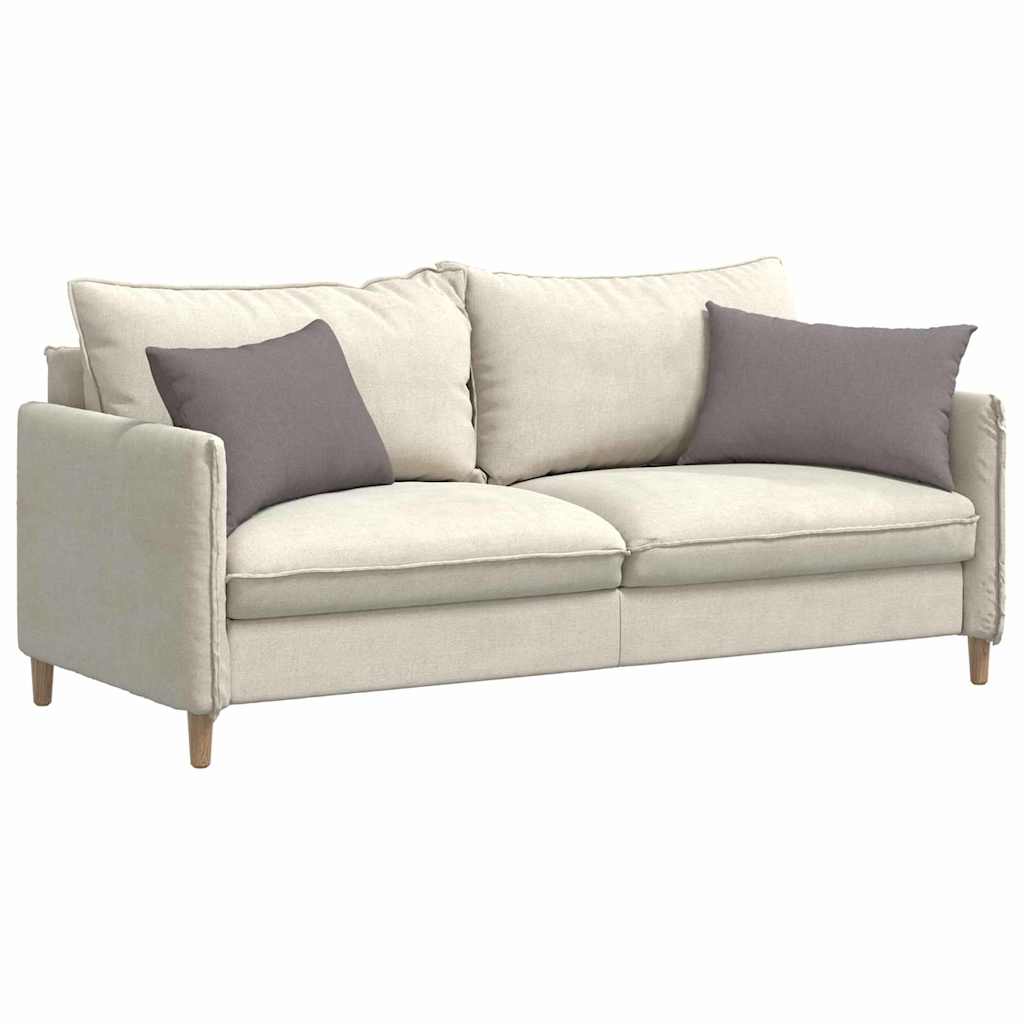Sofakissen 2 pcs Hellgrau 50 x 30 cm Stoff