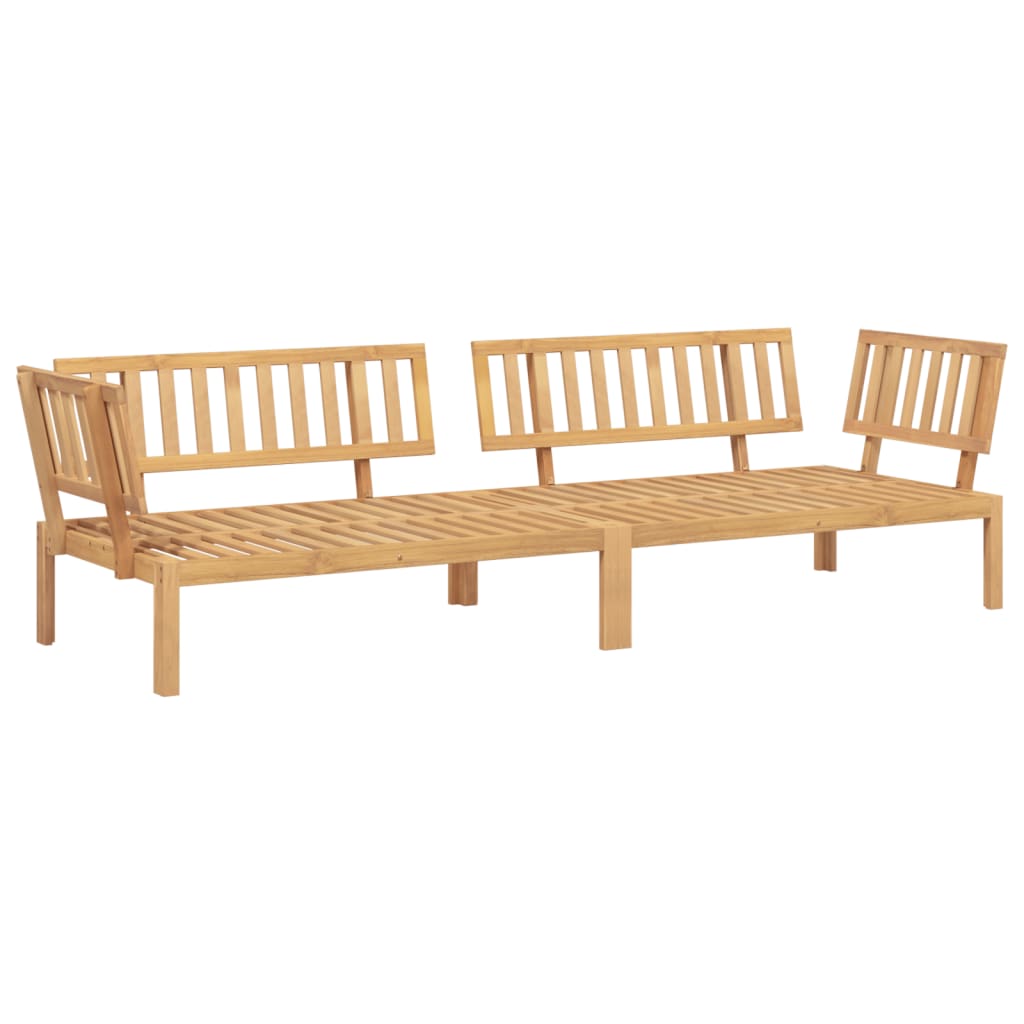 3-tlg. Garten-Sofagarnitur aus Paletten Massivholz Akazie