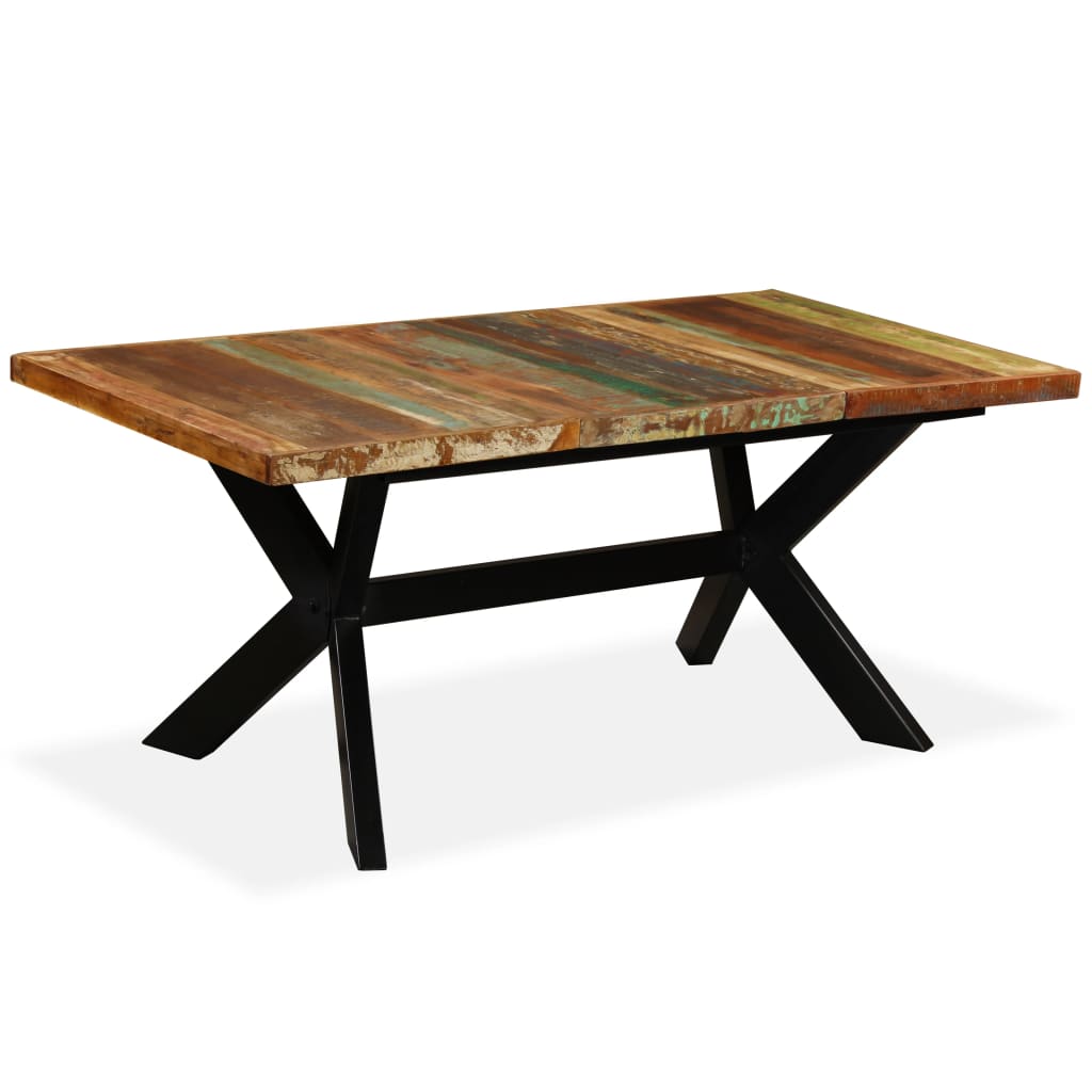 Esstisch Massivholz Mango und Stahlgestell 180 cm