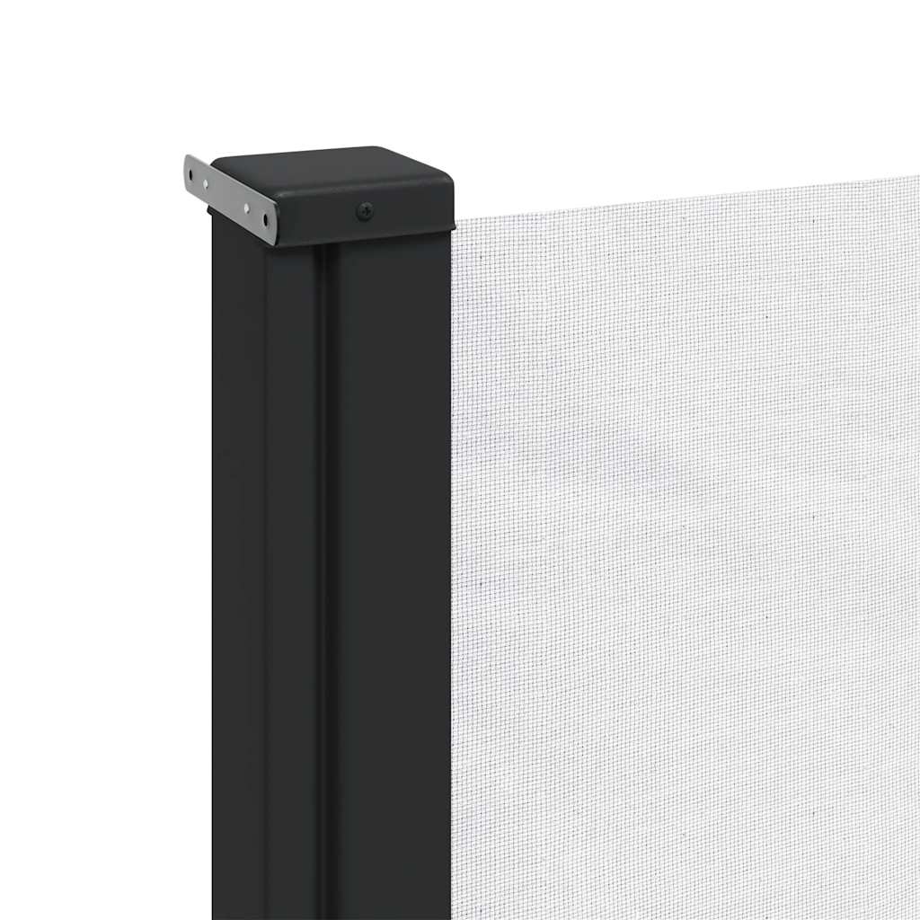 Seitenmarkise Ausziehbar Schwarz 100x300 cm
