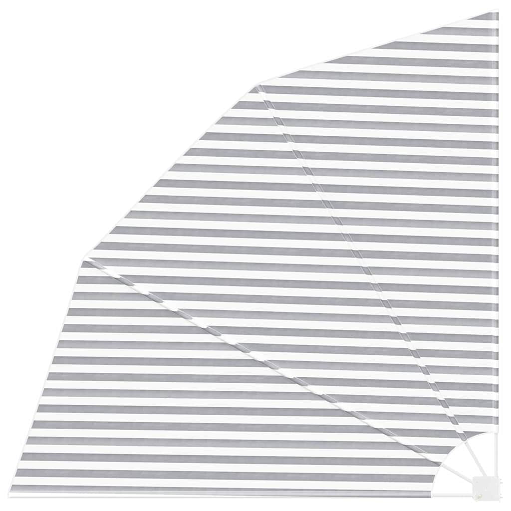 Faltbarer Balkonfächer Grau 210×210 cm