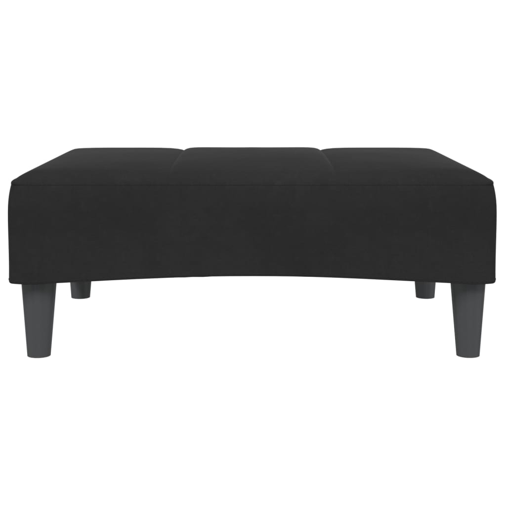 Fußhocker Blau 77x55x31 cm Samt