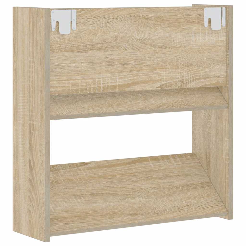 Wand-Schuhschränke 4 Stk. Weiß 60x18x60 cm Holzwerkstoff