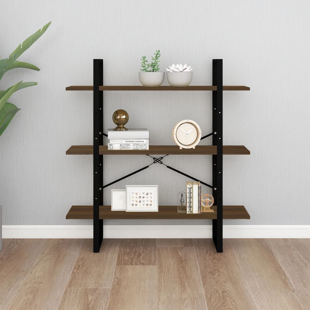 Bücherregal Weiß 100x30x105 cm Holzwerkstoff